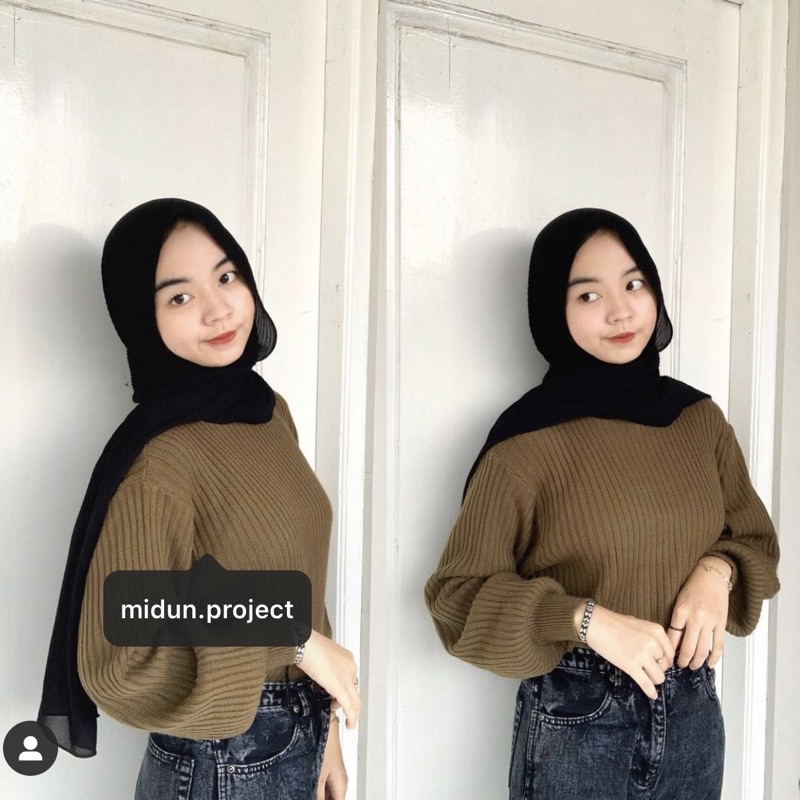 LUKRE CROP KNITT | midun.project