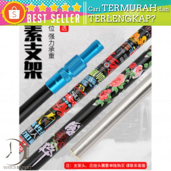 Joran Pancing Carbon Fiber Fishing Rod 2.1 Meter - Zhanjiang ZHN02 Hitam