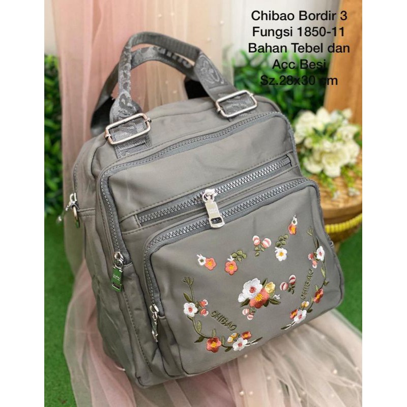 Tas Ransel 3in1 ORI Chibao 1850-11