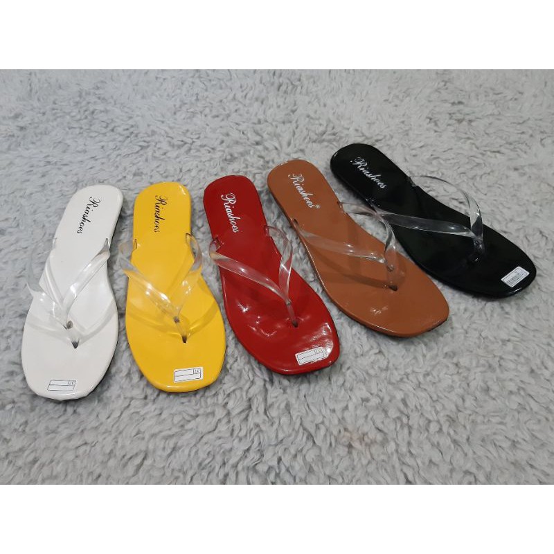 RJ Sandal Jepit Jelly Glossy