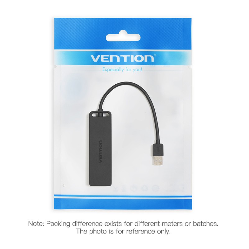 Vention Hub Usb 3.0 4 Port Ultra Slim Portable Dengan Power Supply Untuk Macbook Air/Mac Mini/Pro Surface Pro/Notebook/Pc/Laptop-7