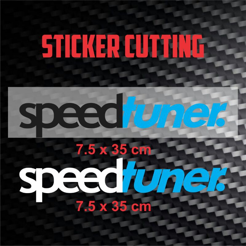 Sticker mobil - Stiker cutting SpeedTuner Speed tuner