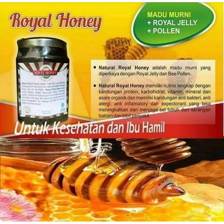 

ROYAL HONEY ORIGINAL/MADU ASLI /MADU BPOM/HERBAL