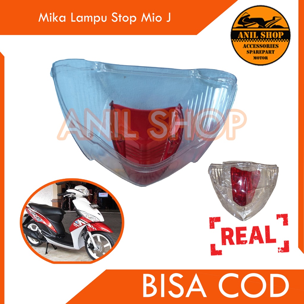 mika lampu belakang mio J mio Gt kaca lampu stop mio j mio gt