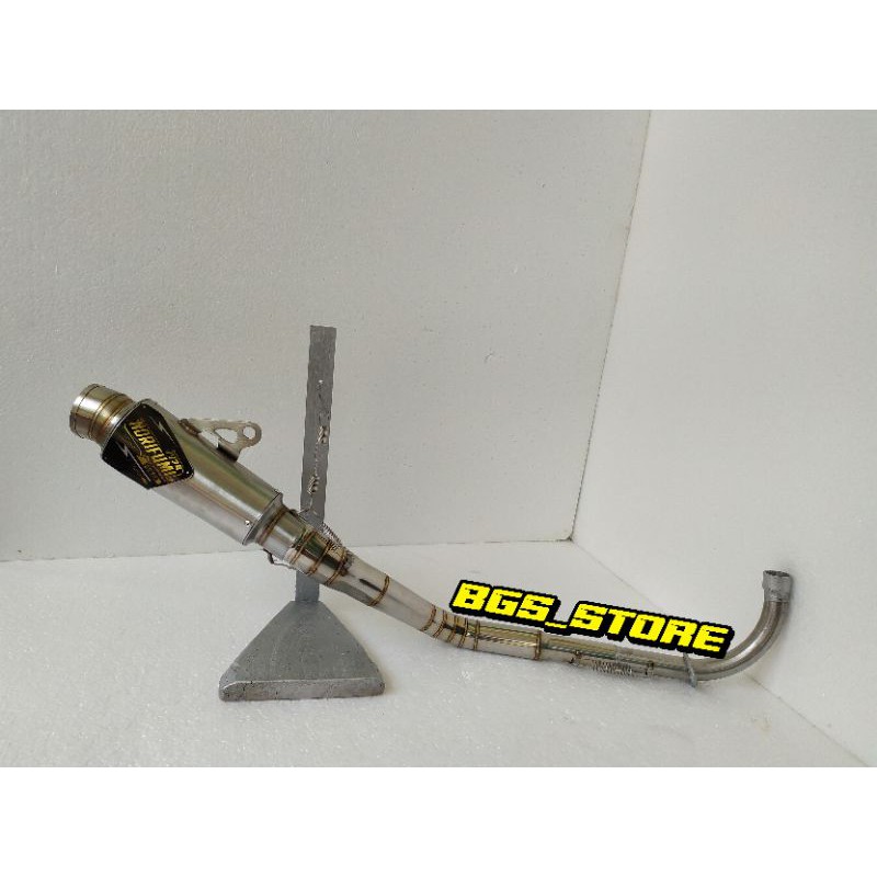 Knalpot NORIFUMI kolong buat Supra X 125 . Supra fit . Blade . Revo dll
