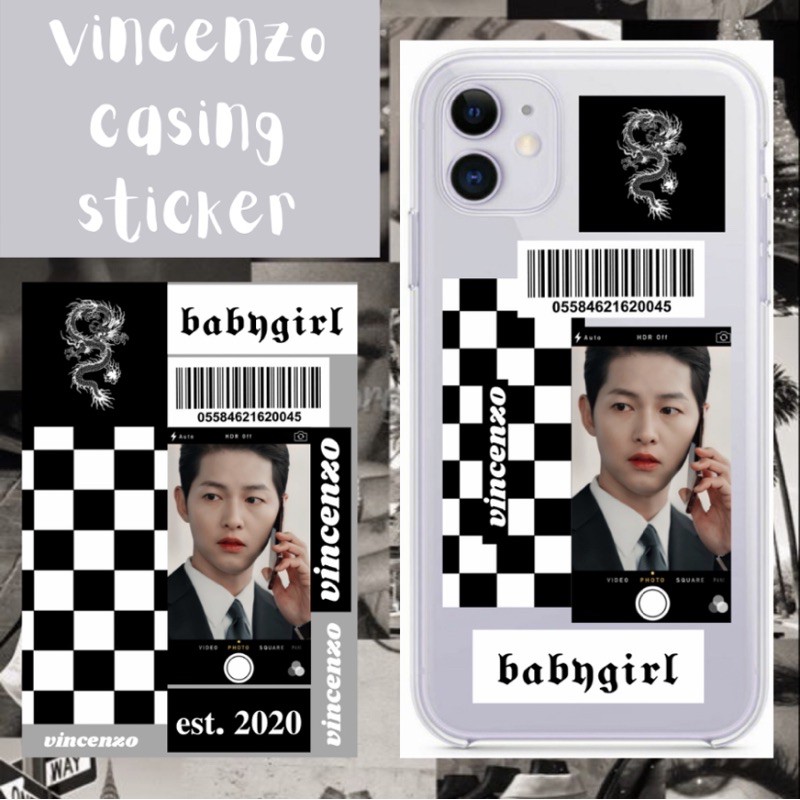 Vincenzo Sticker Casing Drama Korea
