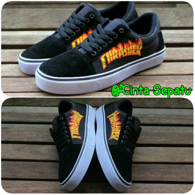 VANS AUTHENTIC FULL BLACK HITAM POLOS WHITE PUTIH OLDSKOOL ERA SK8 PREMIUM BNIB ICC IFC DT
