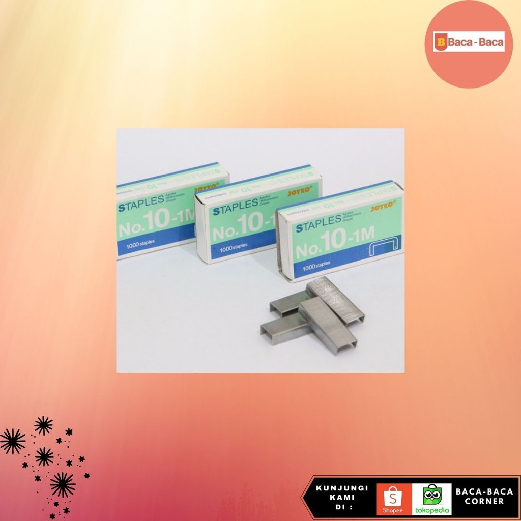 

BACABAC STAPLES NO.10 JOYKO PERLENGKAPAN KANTOR