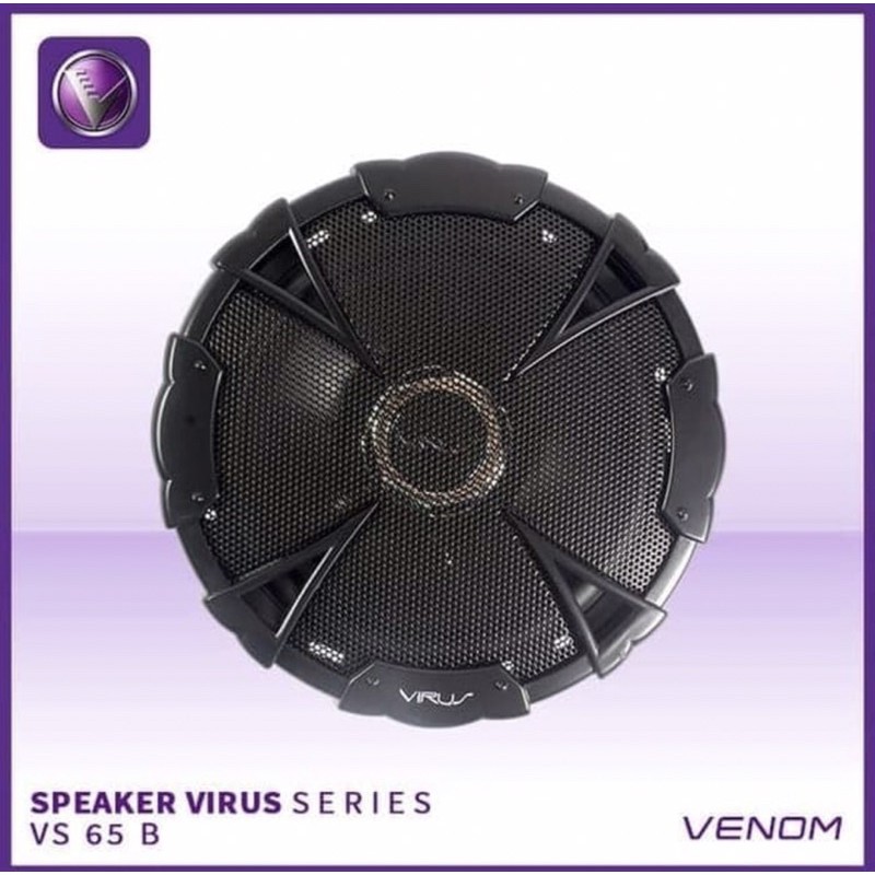 HOT PROMO!!! Speaker Splite Venom Type VIRUS VS65B - Bonus Ring Kayu