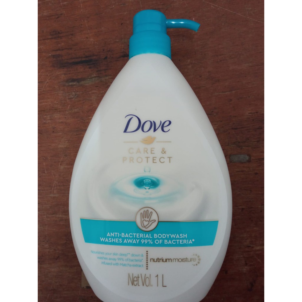 DOVE BODY WASH CARE & PROTECT 1LITER
