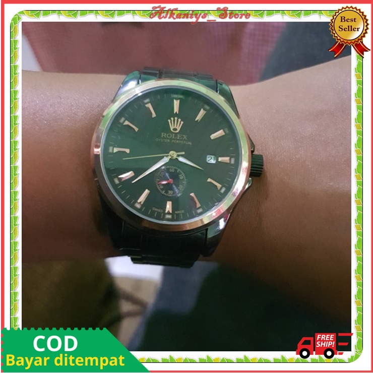 Original Jam Tangan Pria Import Cowok Jam Tangan Pria Rolex Automatic Mesin Terlaris Anti Air Murah 