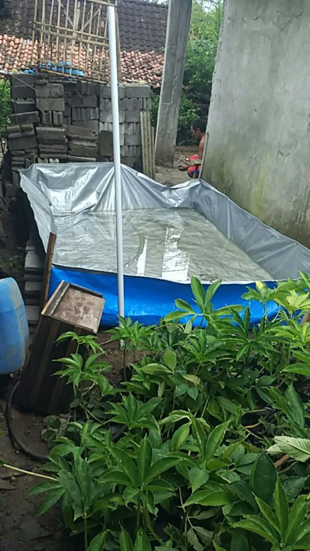 Terpal Original Korea Kolam Kotak  A8 Ukuran 2x1x1 Tebal Kuat Dan Tahan Lama