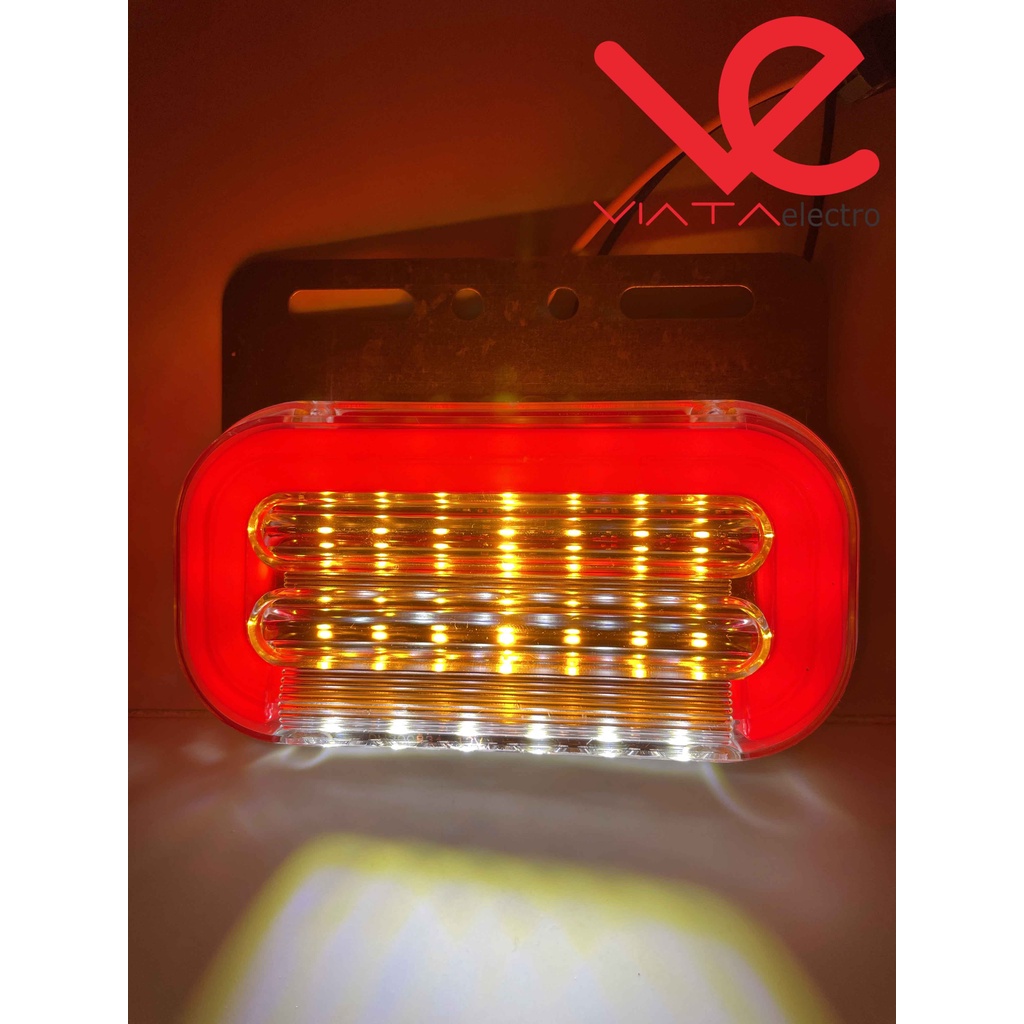 LED BAK TRUK OVAL 12 &amp; 24V LED BAK SAMPING LED SEIN RUNNING STOPLAMP