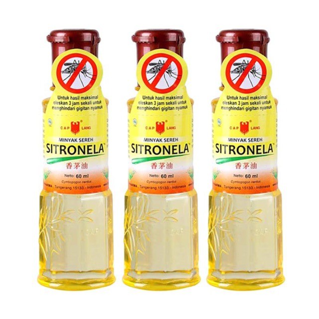 PROMO minyak sereh sitronela lang 60ml minyak gosok