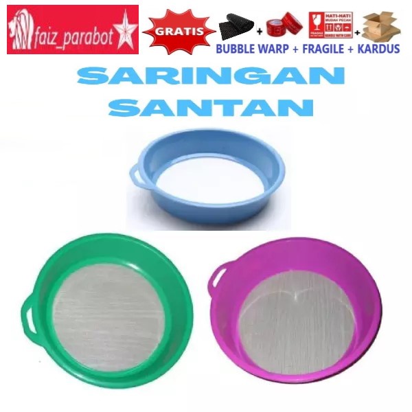 SARINGAN SANTAN KELAPA PLASTIK / AYAKAN TEPUNG