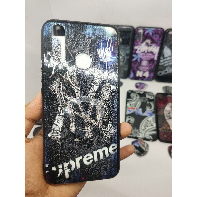 SOFTCASE POCO X3 BRANDED KOMBINASI BATIK KEREN CAKEP GLOSSY POP SOCKET