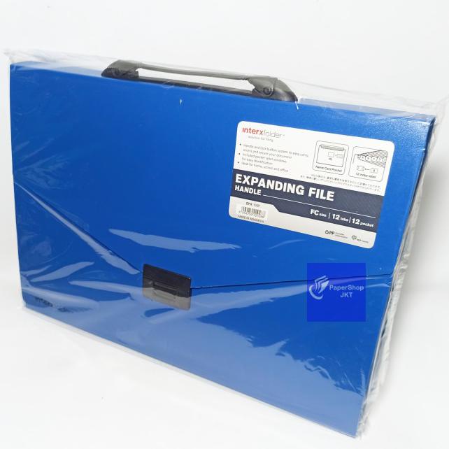 

Banyak Bonus Expanding File With Handle Folio Inter X -Tas Tenteng - Biru Gratis Ongkir seIndonesia