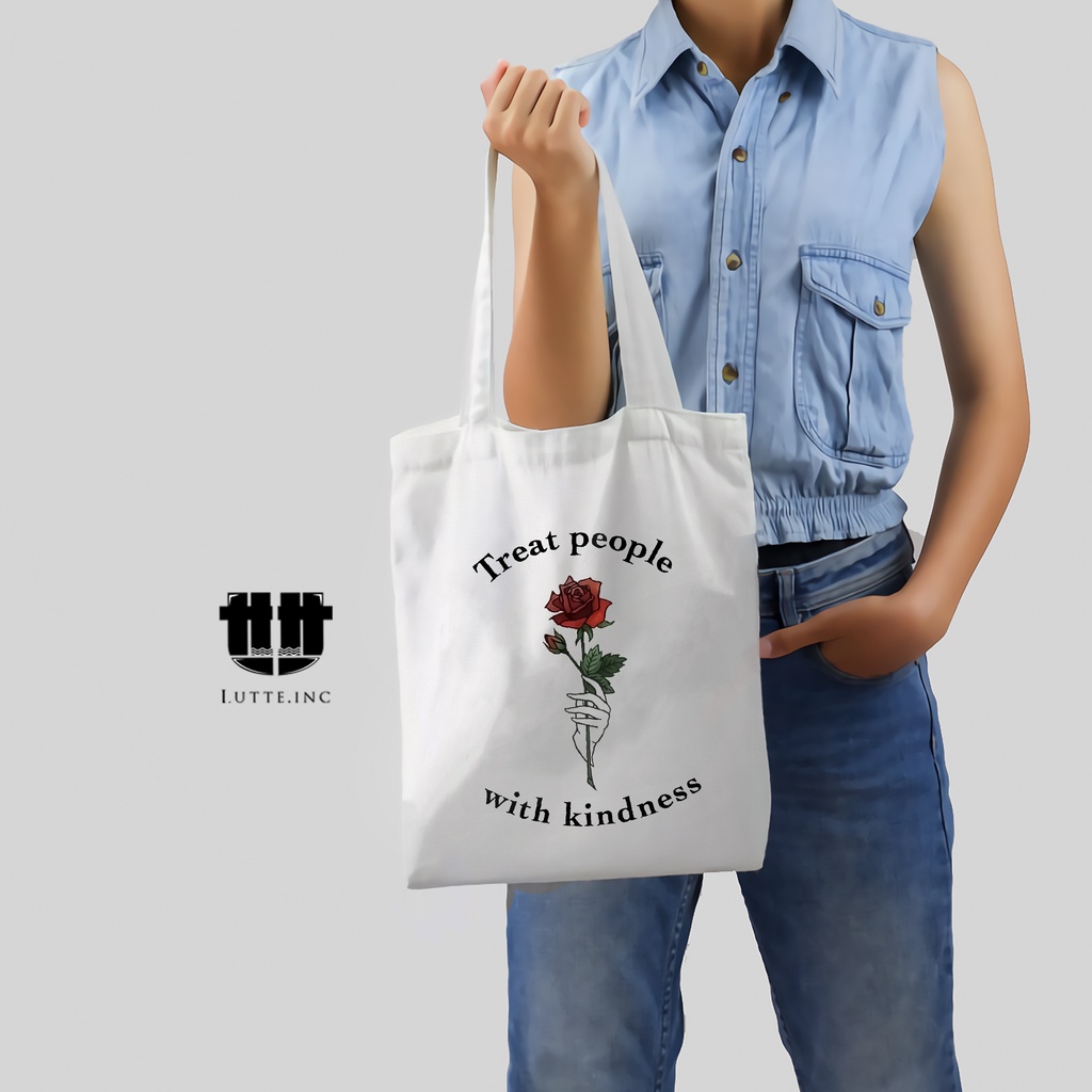 NEW Tote bag Kanvas Premium Lutte.Inc Totebag Laptop Tas Tote Pria Project X