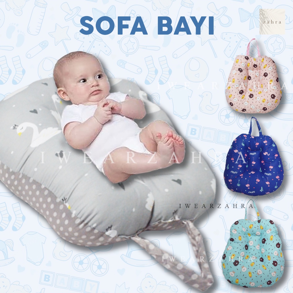 4in1 SOFA BAYI JUMBO - Kasur Baby Anti Gumoh Peyang Peang Matras Tidur Alas Tempat Tidur