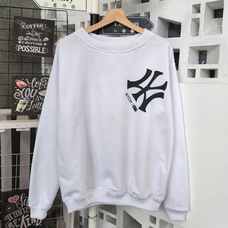 NYCH Sweater Sweatshirt Oversize Crewneck Unisex Gaya Sporty