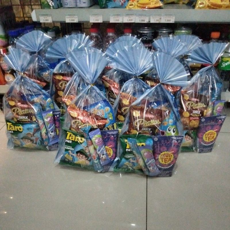 

bingkisan Snack ulang tahun 9.000