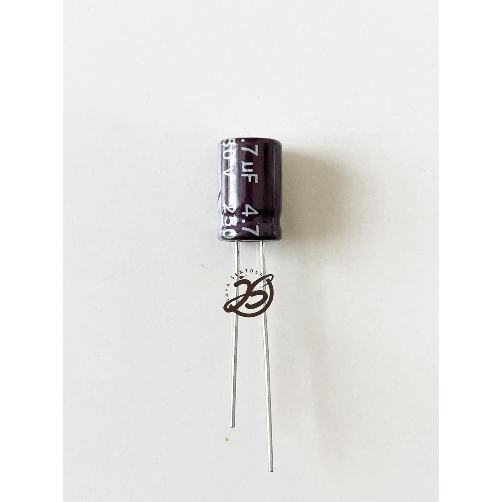 ELCO 4,7UF 250V (1 BUAH) KAPASITOR CAPACITOR ELCO KAPASITOR ELKO KAPASITOR 4.7UF 250 V