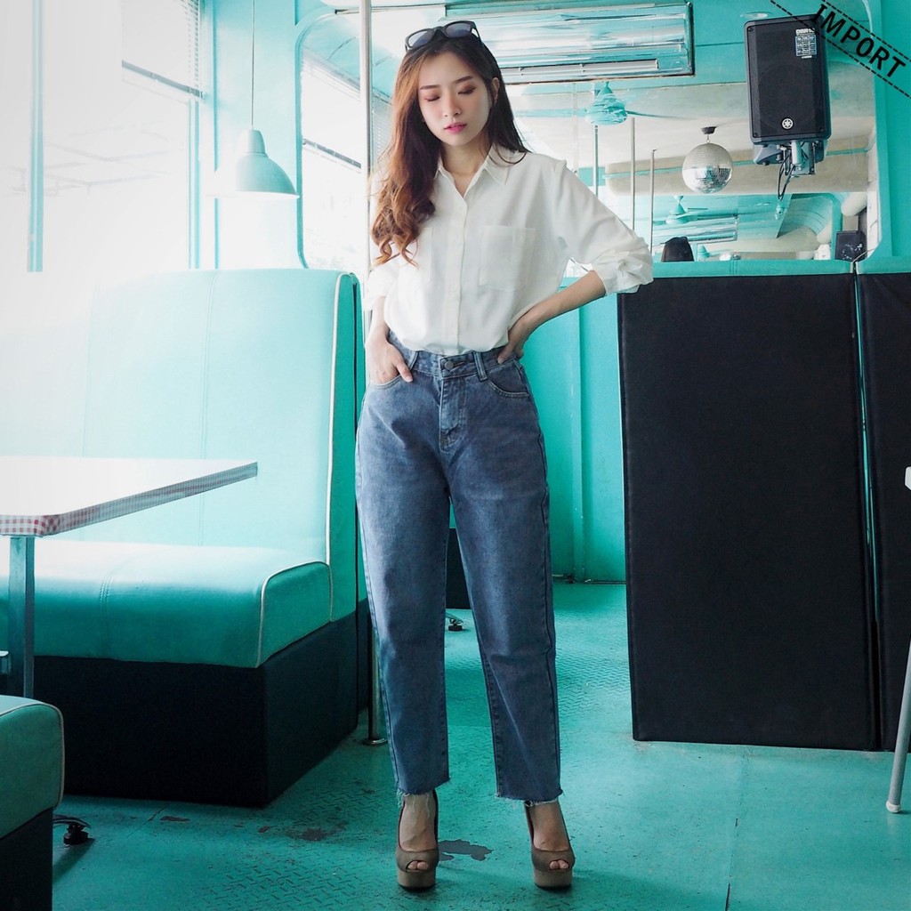 COTTONBELLS IMPORT CELANA CASUAL WANITA KOREAN JEANS PANTS COTTONBELLS IMPORT CELANA CASUAL WANITA KOREAN JEANS PANTS