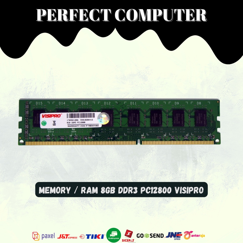 Memory PC / RAM 8GB DDR3 PC12800 VISIPRO
