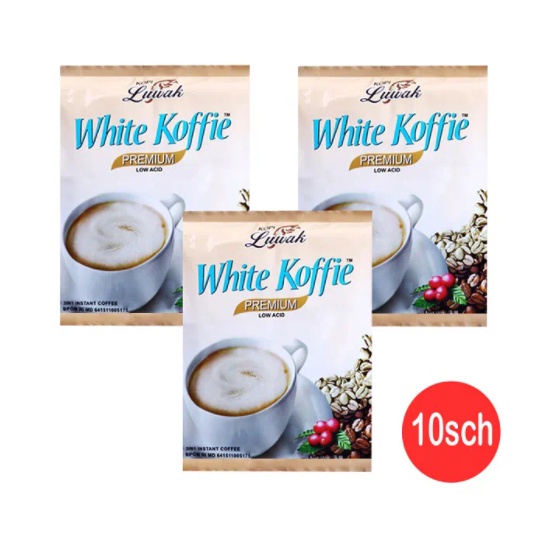 

Kopi Luwak White Koffie 1 RENCENG x 10 PCS x 25 gr