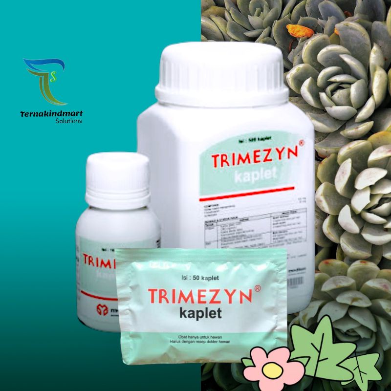 Trimezyn Kaplet 50 dan 100 Obat Ngorok Pilek Ayam