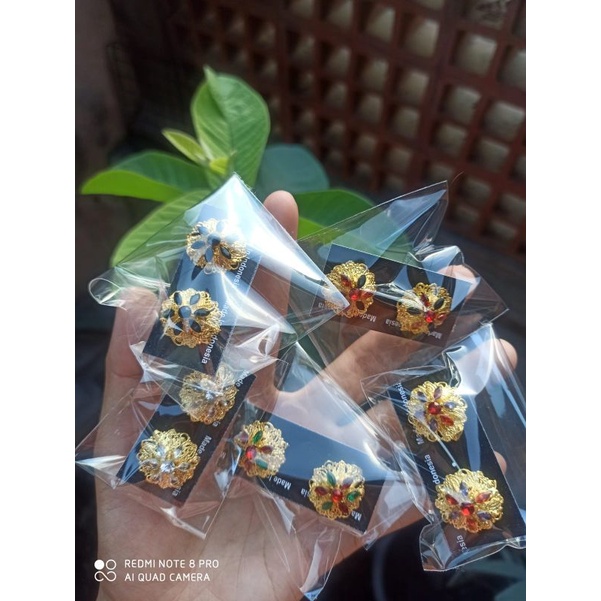 giwang atau anting Bali alpaka