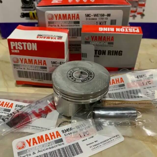 SEHER SET PISTON KIT JUPITER MX 135cc STANDAR ORIGINAL YAMAHA Shopee