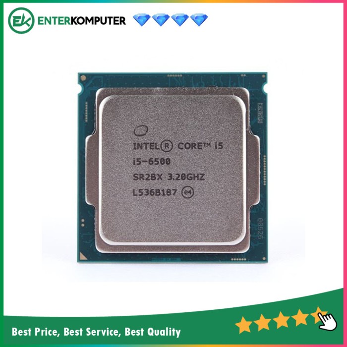 Processor Intel Core i5-6500 3.2Ghz - Cache 6MB [Tray] Socket LGA 1151 - Skylake Series