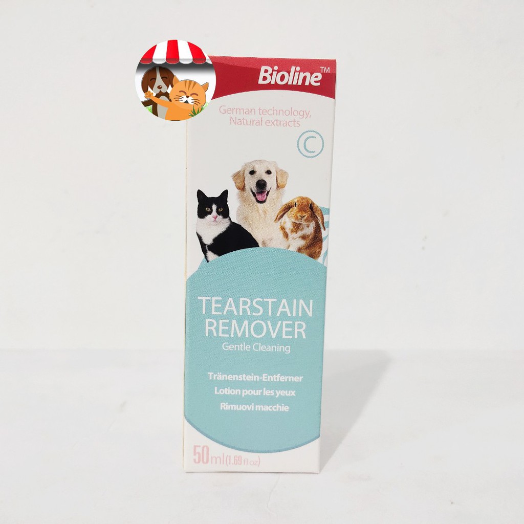 Bioline TearStain Remover 50ml Penghilang Noda Air Mata &amp; Bintik Noda