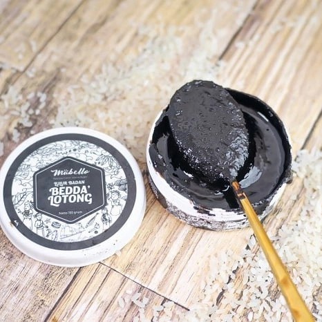 MABELLO BEDDA LOTONG - LULUR BADAN MABELLO LULUR HITAM 100GR BPOM
