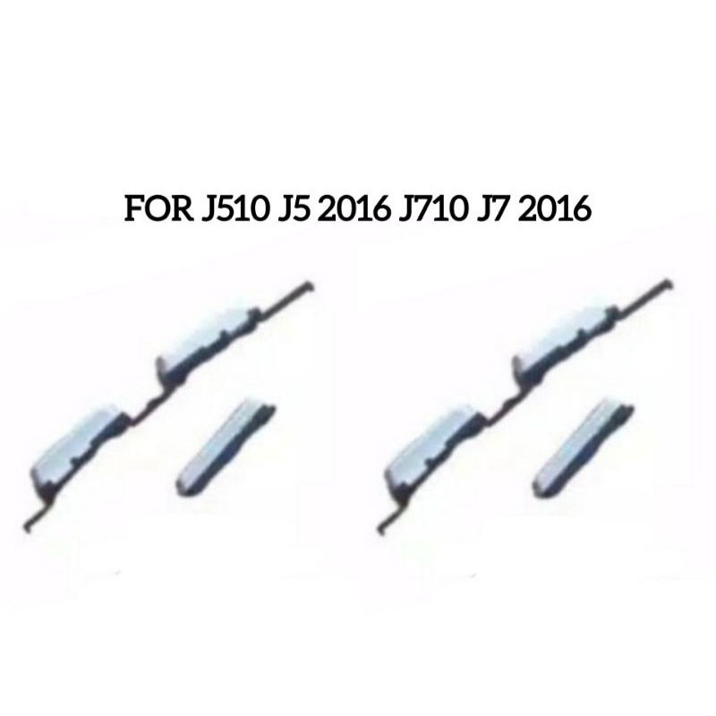 Tombol Luar Power On Off Samsung J510 J710 J5 2016 J7 2016 Original