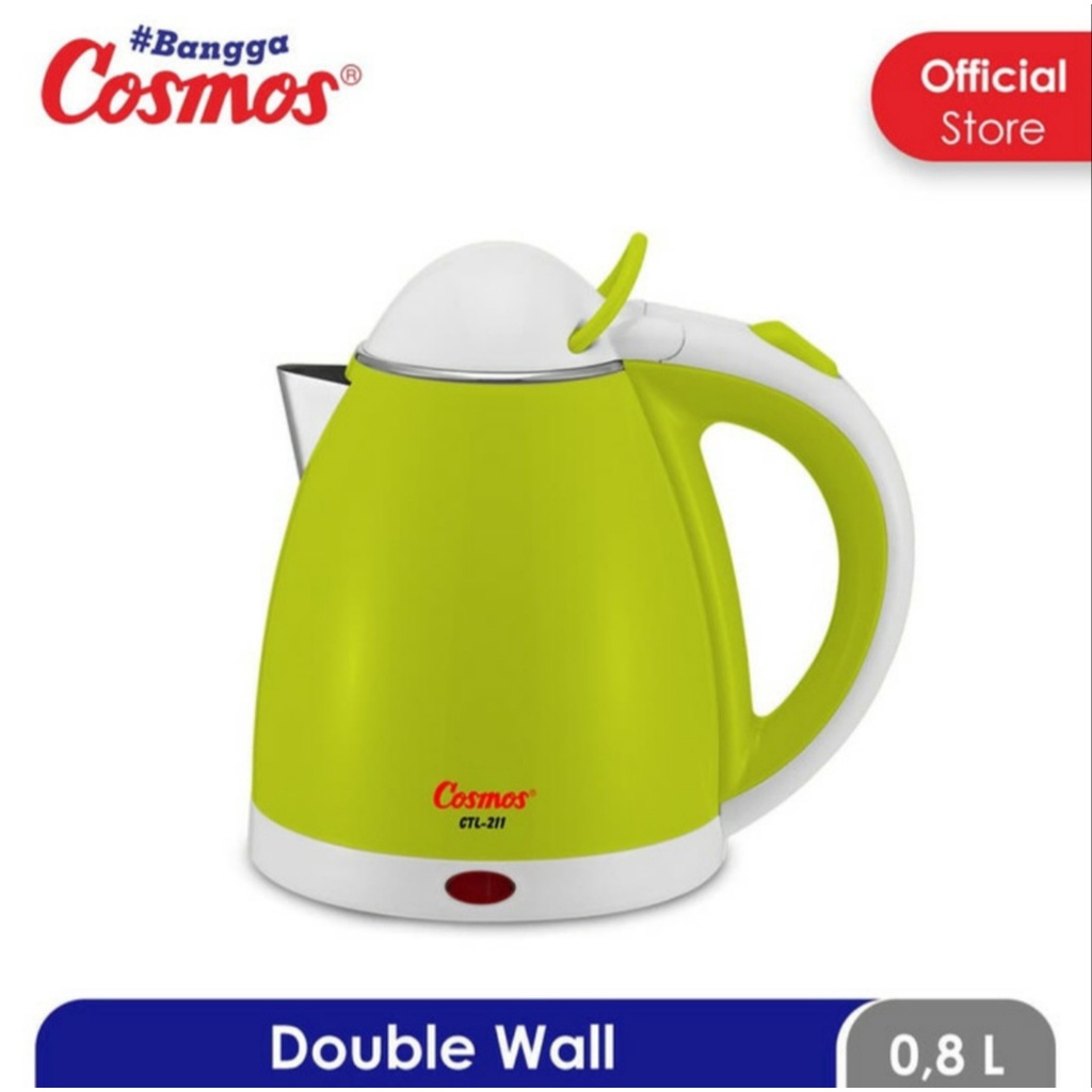 Teko Listrik Cosmos CTL 211 0,8 L Electric Kettle Cosmos 211 Teko Air Panas Cosmos CTL-211