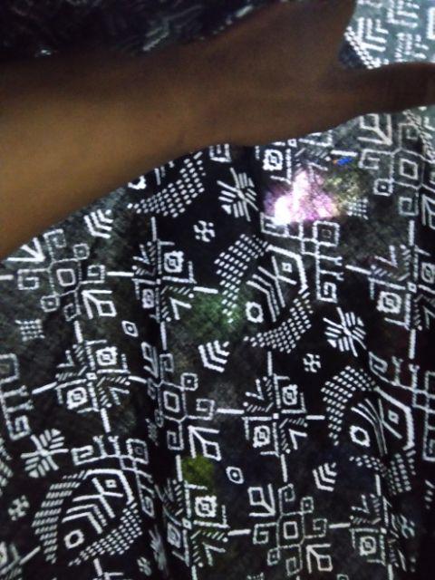 Kemeja Batik Hitam Manis Motif Durie Ikan