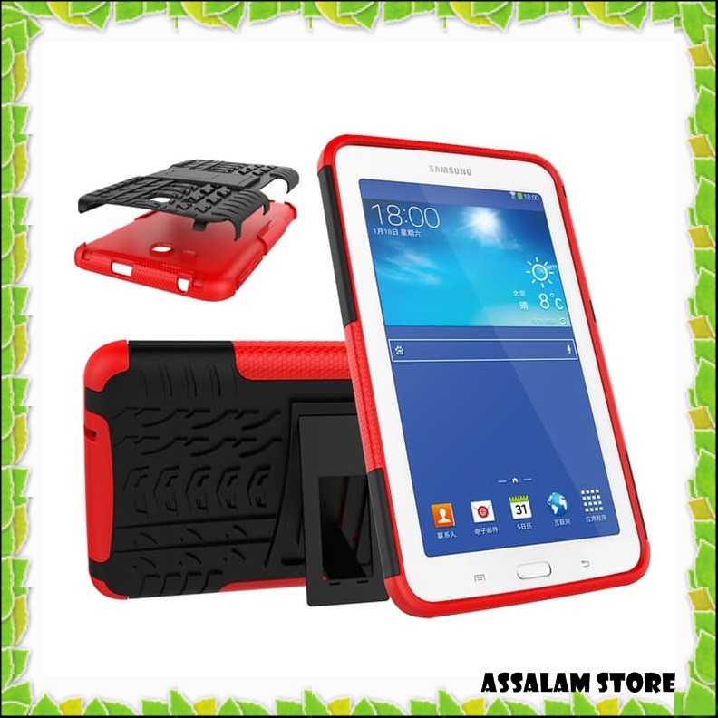 CASE RUGGED ARMOR CASING HP SAMSUNG TAB 3 LITE 3V T110 T111 SOFT CASE CASING COVER HP AKSESORIS HP