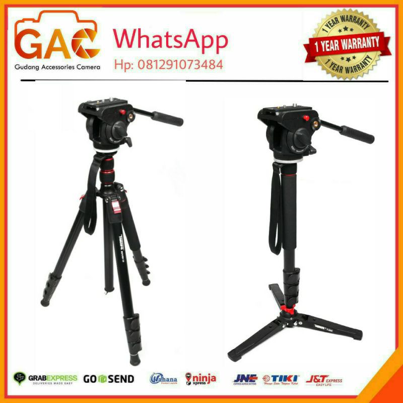 Takara Rover 77 tripod monopod travel + T054