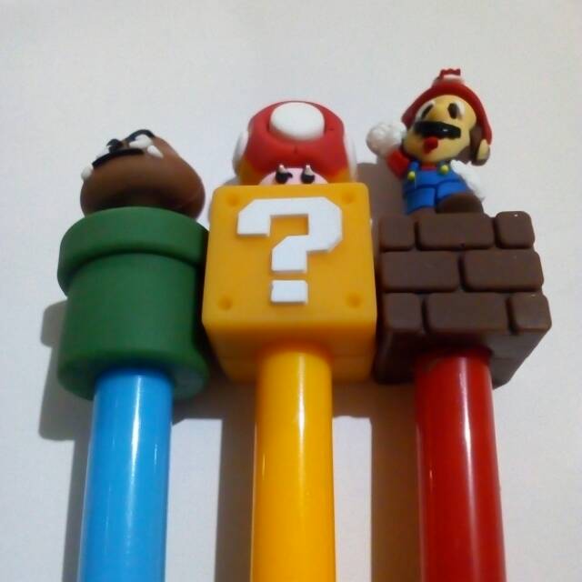 

Pulpen gel 3 pcs super mario