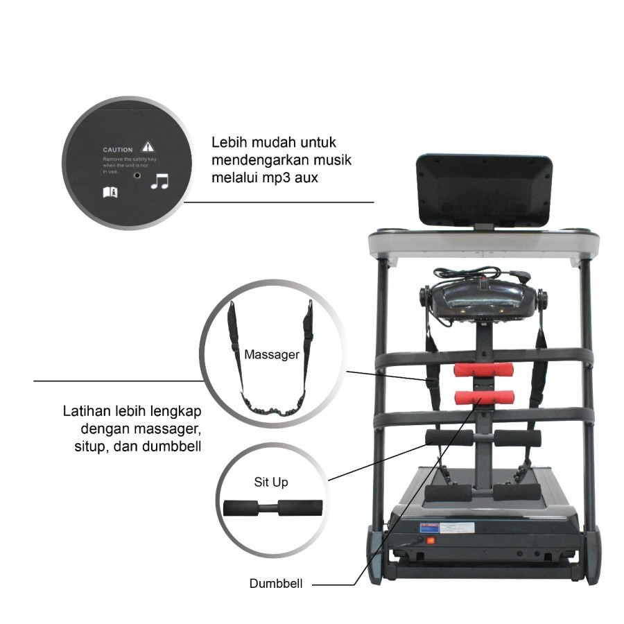 Treadmill Elektrik Genova New