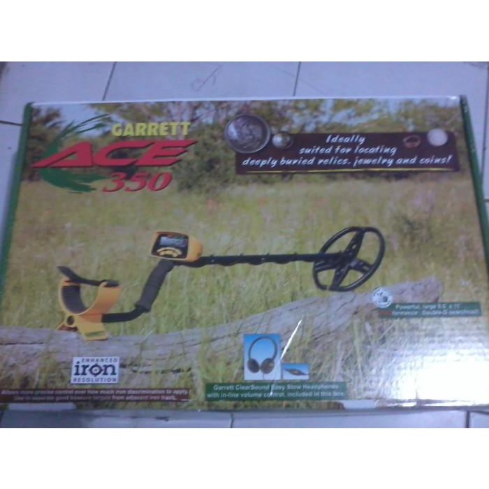 Detector | Garrett Ace 350 Gold Metal Detector - Detektor Emas Berkualitas