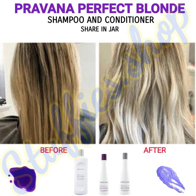 PRAVANA The Perfect Blonde Shampoo & Conditioner (Purple Shampoo / Silver Shampoo)