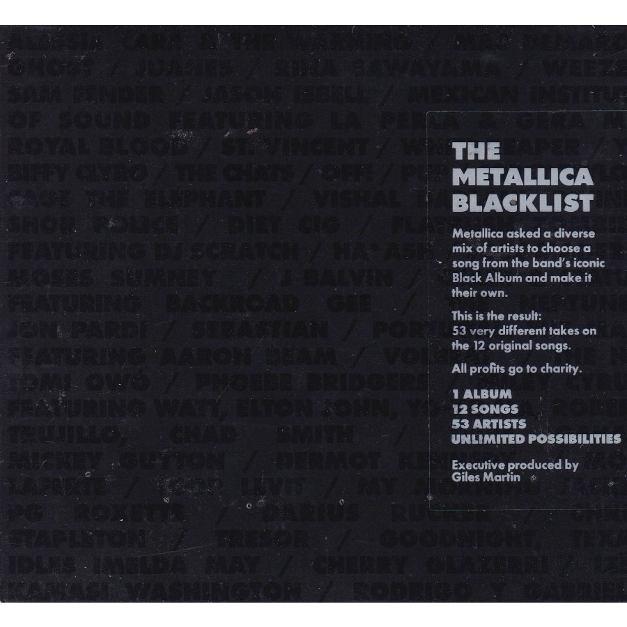 CD Metallica - Blacklist Box Set Edition 4 CD