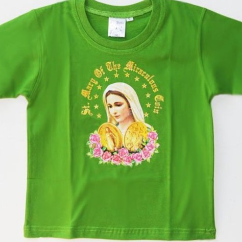 Kaos Rohani Anak. AS 6. Tshirt Anak. Kaos Natal. Kaos Sekolah Minggu. Katolik. Kaos Maria. Maria