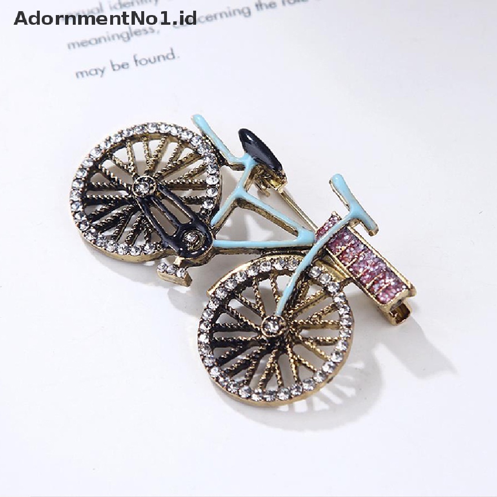 (AdornmentNo1) Bros Pin Bentuk Sepeda Mini Retro Untuk Wanita