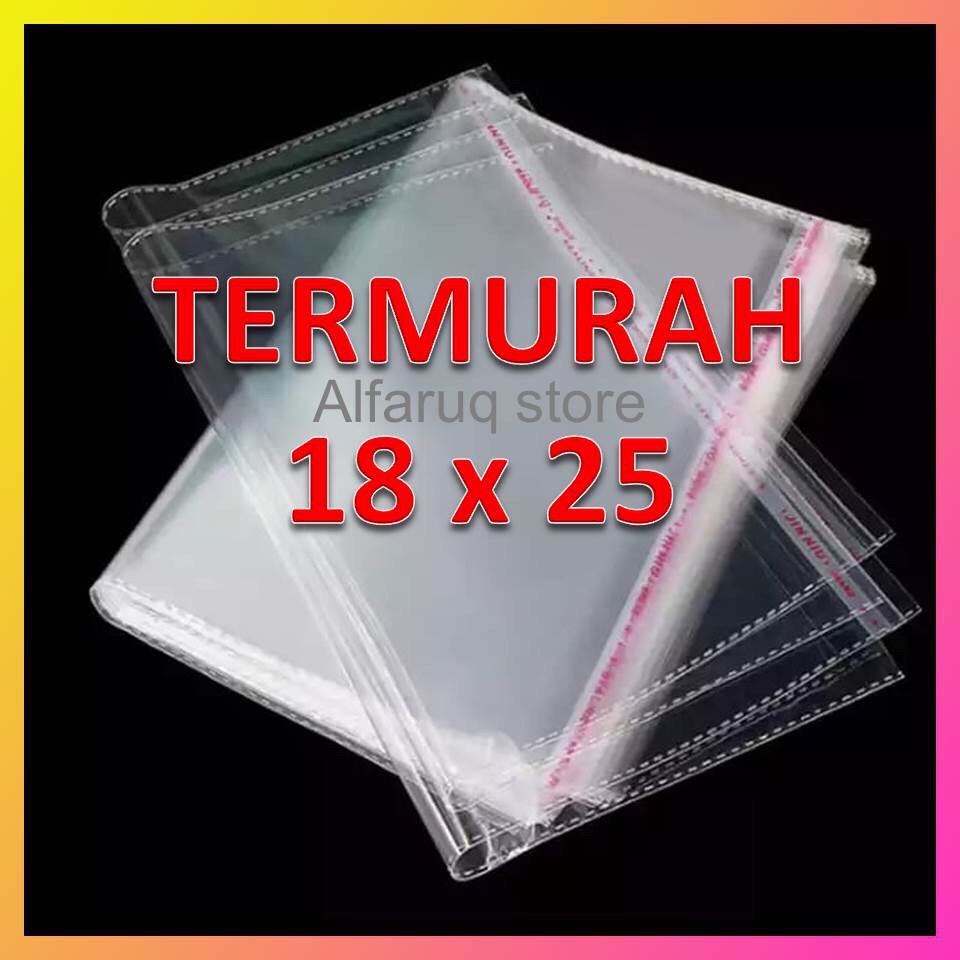 Plastik Opp 18x25 (isi 100 Lembar)