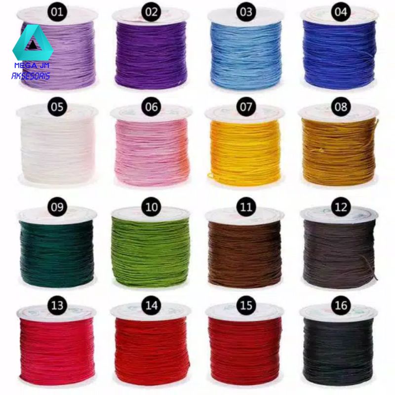 

Tali Giok 0,8 Super Kuat Tali China Nylon Tali Kur Shambala