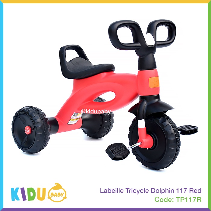 Labeille Sepeda Pedal Roda Tiga Anak Tricycle Dolphin Inui Mini Bike Anak Tricycle Dolphin 117 Kidu Baby